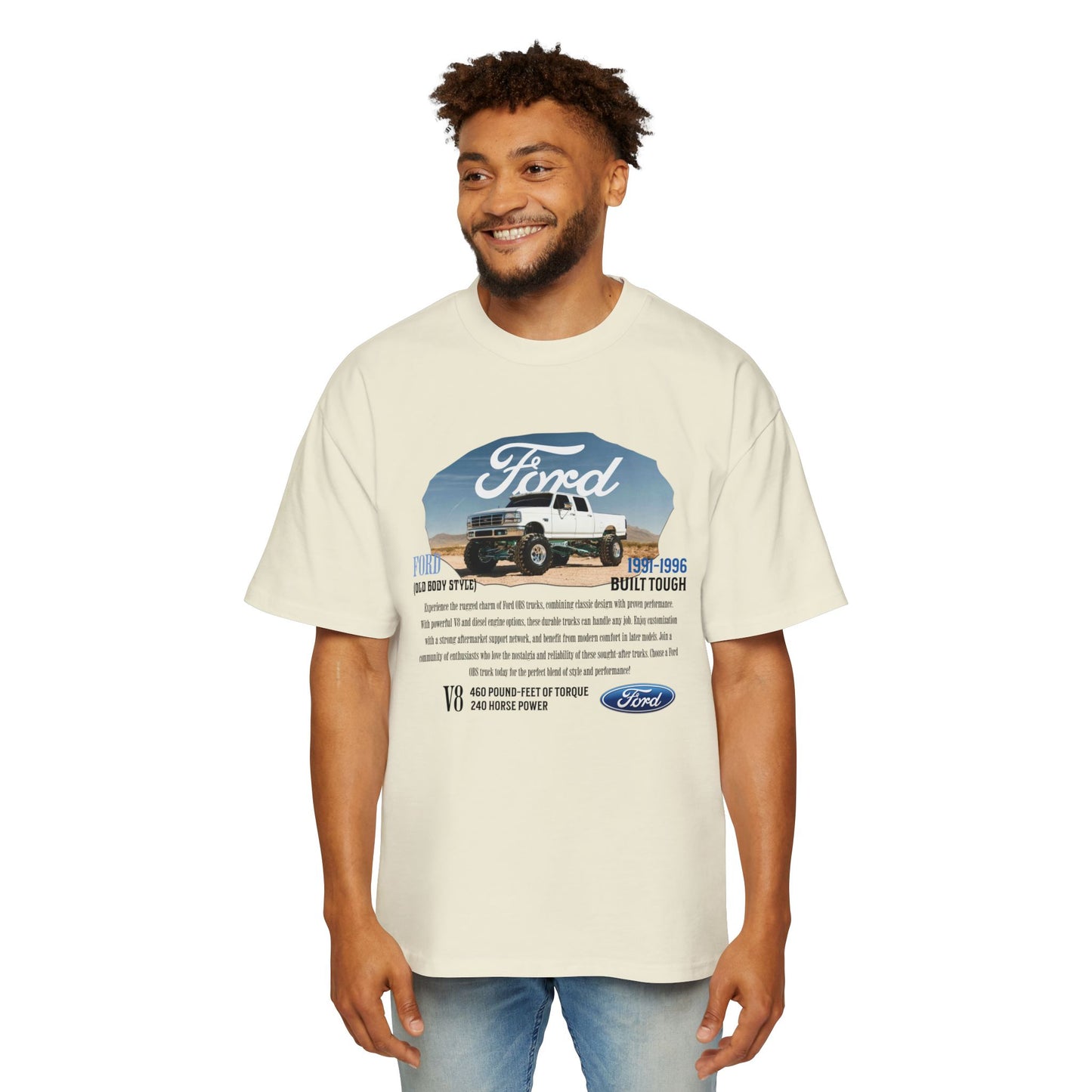 FORD OBS TRUCK Heavy Oversized Tee