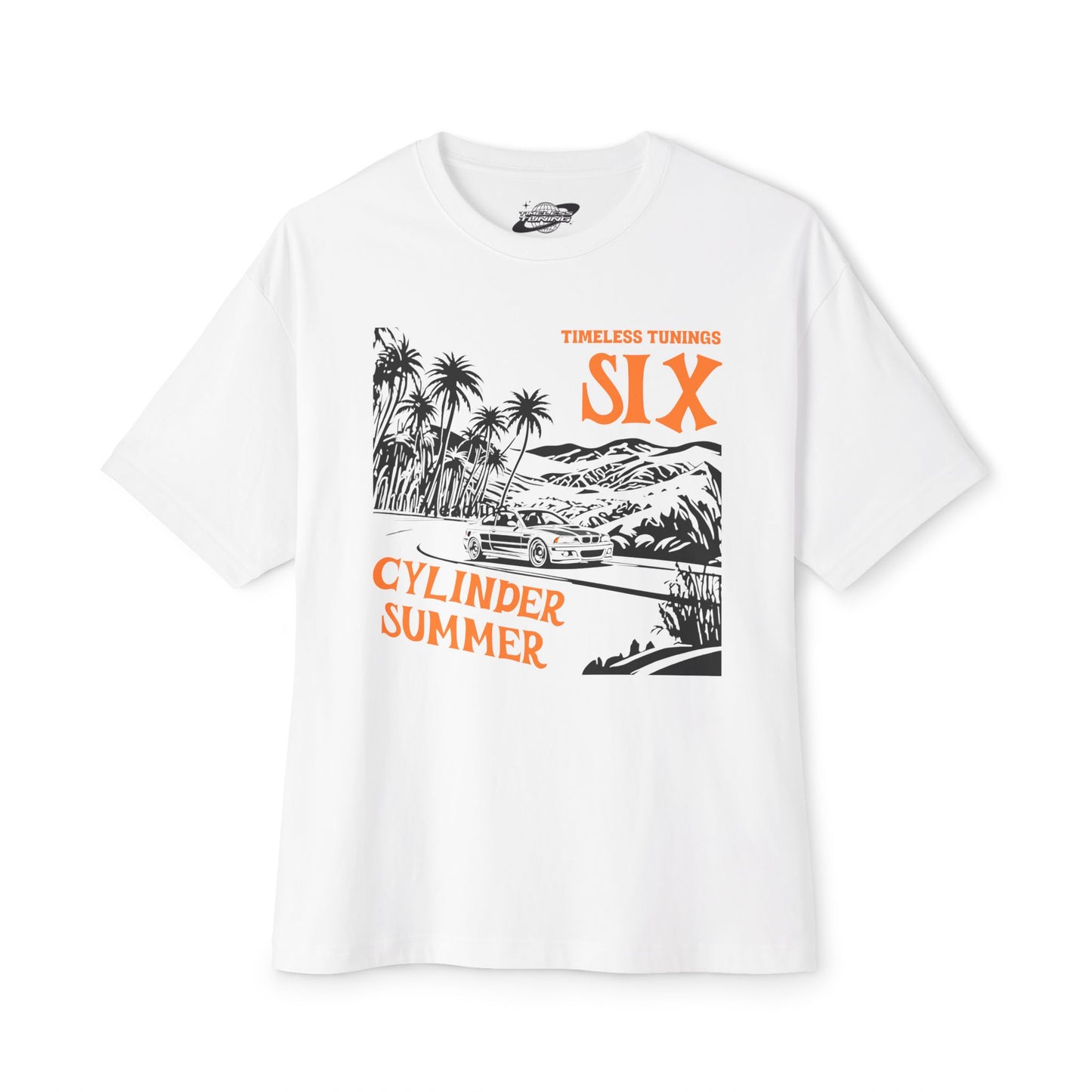 Six Cylinder Summer Oversized Tee