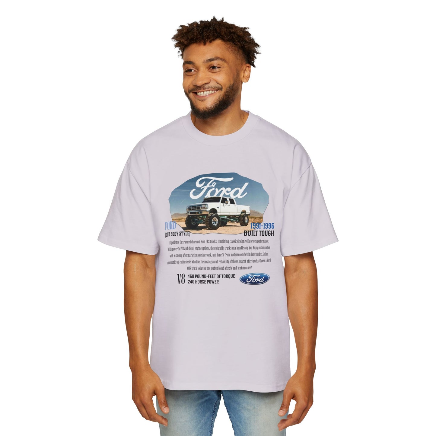 FORD OBS TRUCK Heavy Oversized Tee