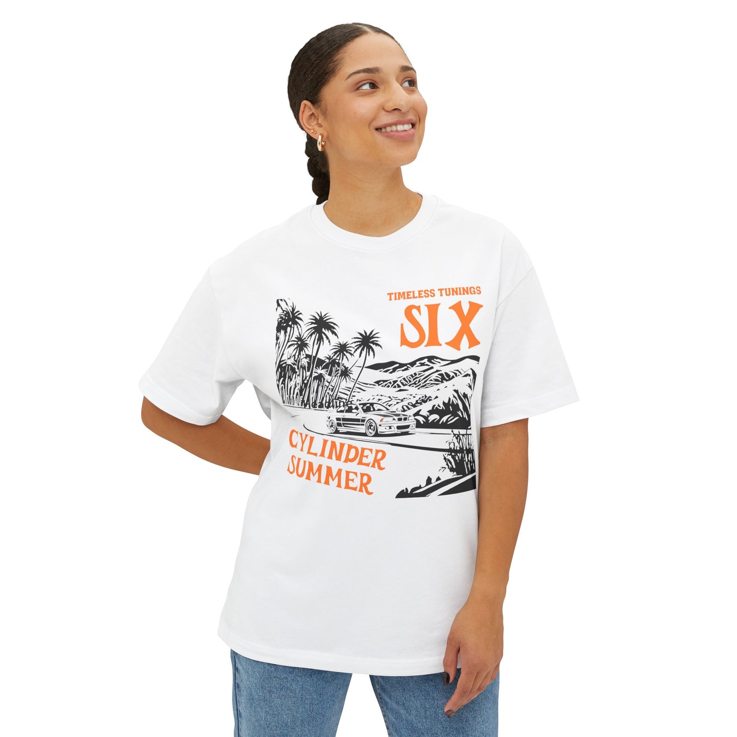 Six Cylinder Summer Oversized Tee