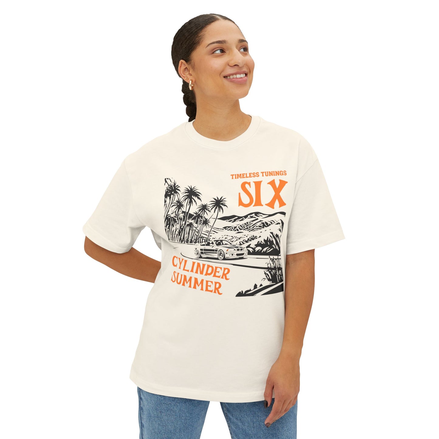Six Cylinder Summer Oversized Tee