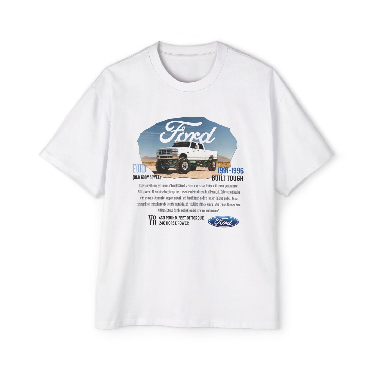 FORD OBS TRUCK Heavy Oversized Tee
