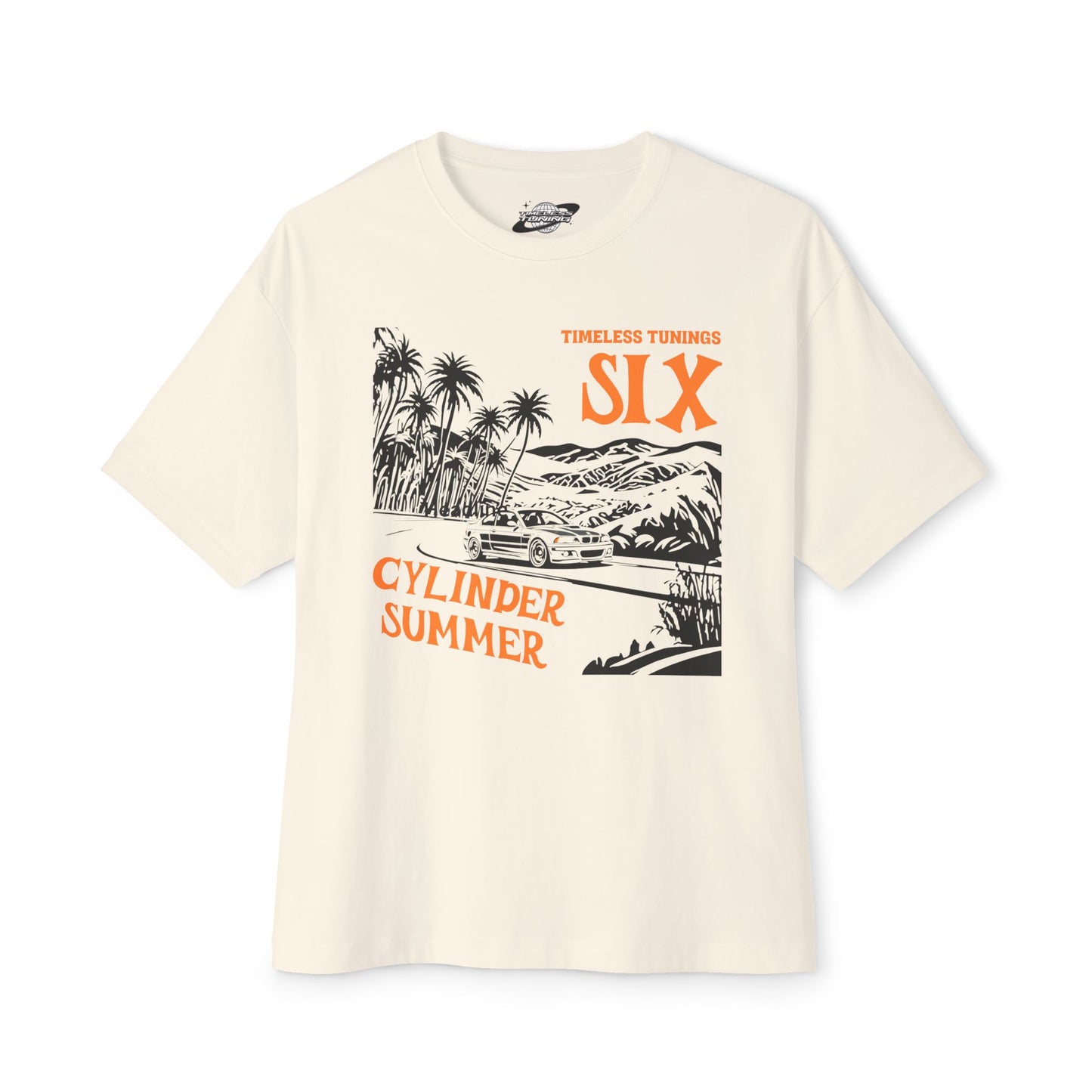 Six Cylinder Summer Oversized Tee
