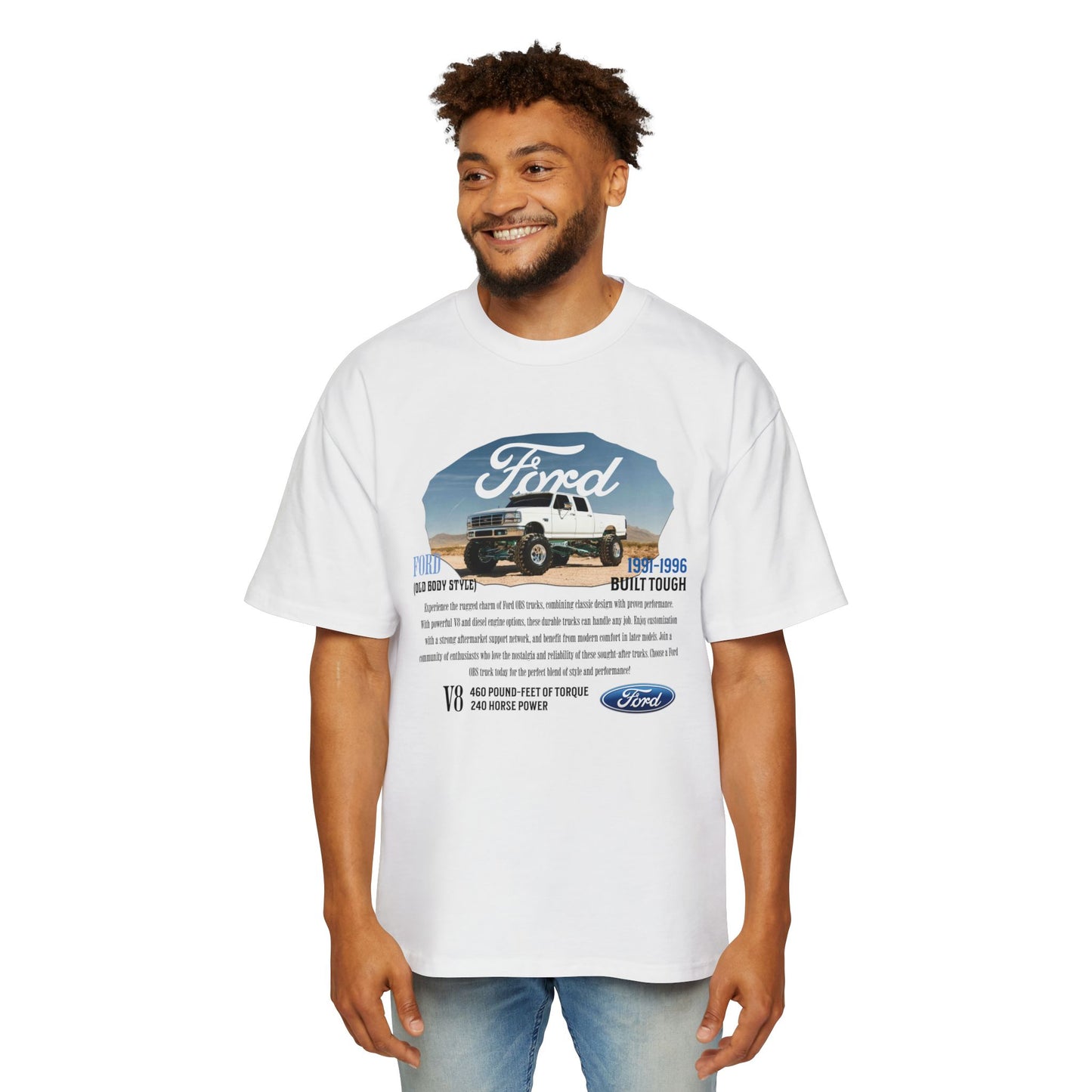 FORD OBS TRUCK Heavy Oversized Tee
