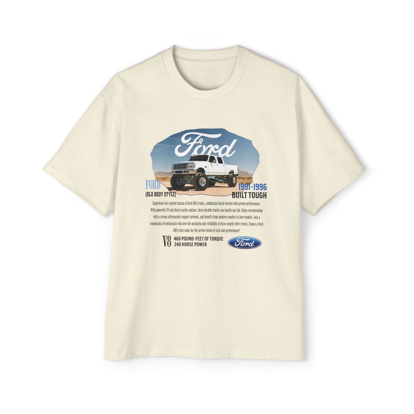 FORD OBS TRUCK Heavy Oversized Tee